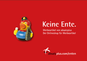 Enten als Werbeartikel bei absatzplus